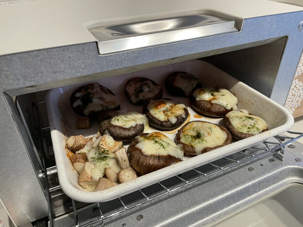 しいたけのチーズ焼き